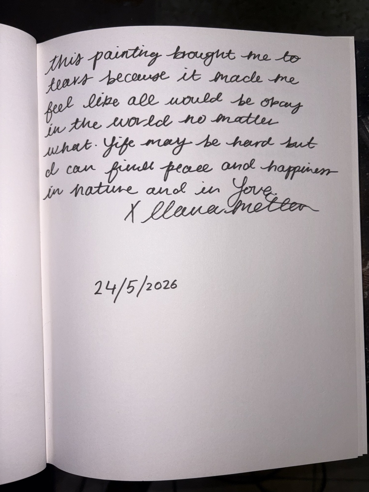 Handwritten messages, to Elidon — Elidon